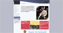 Desktop Screenshot of cwschoolofballet.com